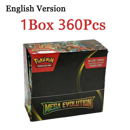 360PCS Pokémon Trading Card Game Booster Set – Prismatic Evolutions Scarlet & Violet English Battle Cards Collection Gift Pack