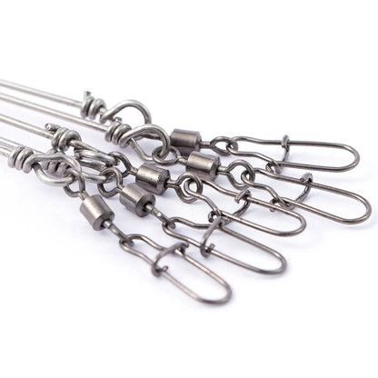 Bassdash Umbrella Fishing Lure Rig: 5-Arm Alabama Rig with Head Swimming Bait - Ideal for Bass Fishing Groups, Snap Swivel Spinner (18g)