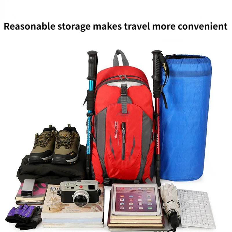 Outdoor Mountaineering Backpack – Cycling Sports Backpack for Men & Women, Leisure Travel Bag