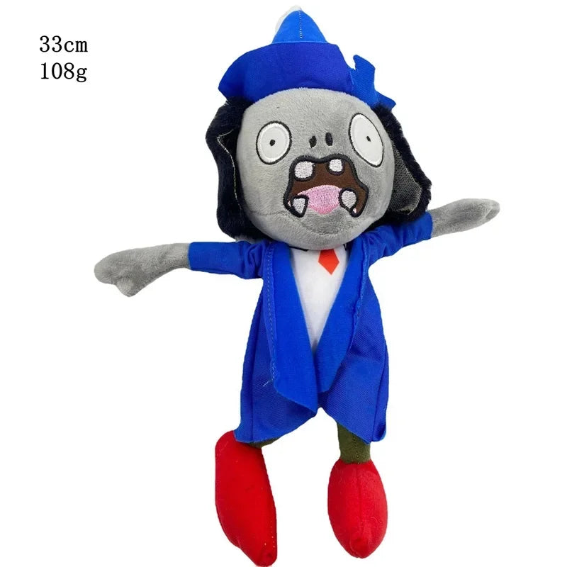 30cm Plants vs. Zombies Plush Toys - Soft Gargantuar, Zombie, and Pirate Zombie Stuffed Dolls for Kids and Fans