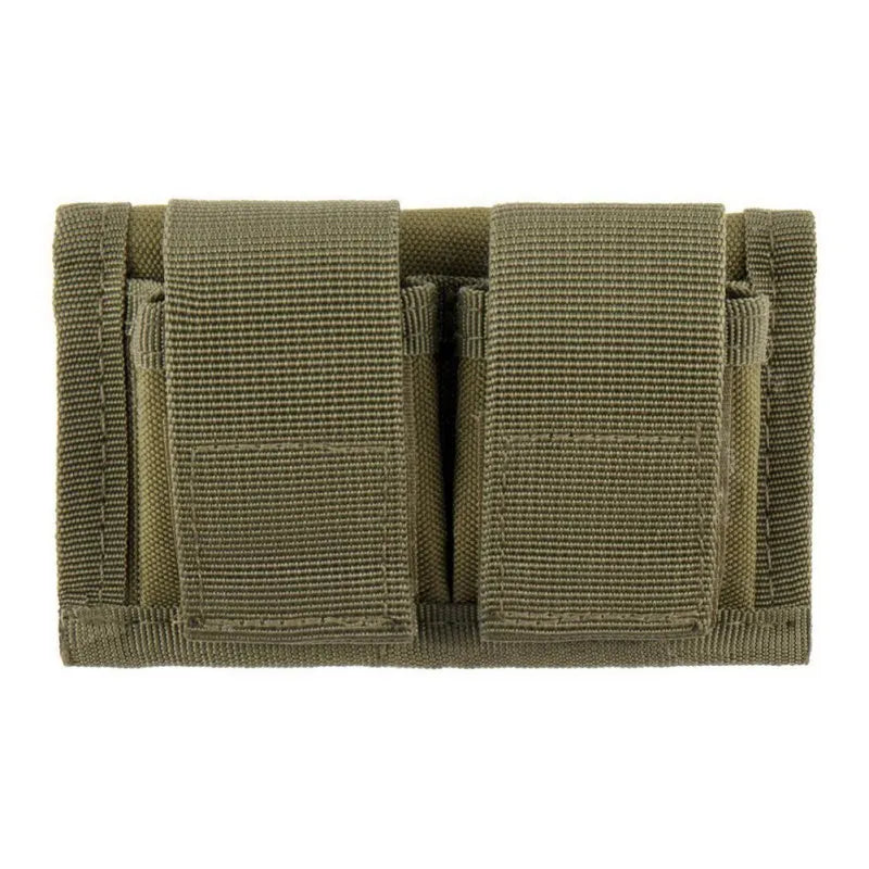 MOLLE Double Speed Loader Pouch - Universal Magazine Holder Belt Clip for Hunting Gear