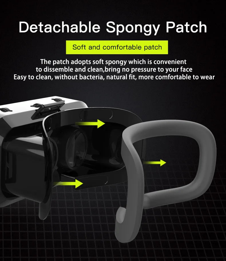 Shinecon 3D VR Glasses – Virtual Reality Headset with Controller for Smartphone Gaming