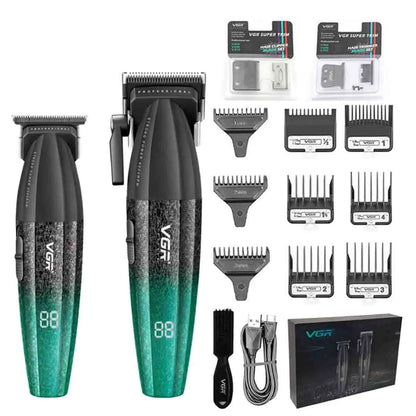 VGR Professional Hair Clipper V-640 S3 — 9000RPM Hair Cutting Machine & Beard Trimmer for Men