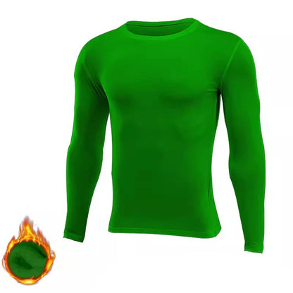 Unisex Compression Long Sleeve Base T-Shirt – Sports Fitness Top for Men, Women & Kids (Running, Gym, Basketball, Football)