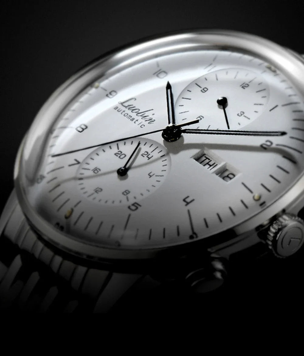 Men’s Fashion Mechanical Watch — 2023 Business Automatic Stainless Steel Luminous Designer Wristwatch