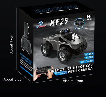 NEW KF29 RC Car with HD Camera – FPV Wireless Remote Control Toy for Photos, Videos & Conversation Gift