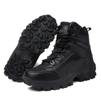 Men's Outdoor Hiking Boots - Desert Tactical Military Boots, Special Forces Anti-Slip & Warm Work Boots