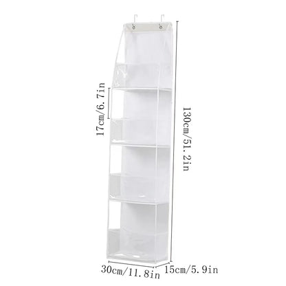 Multi-Functional Fabric Hanging Bag – Behind-the-Door Organizer with Multi-Layer Storage for Miscellaneous Items