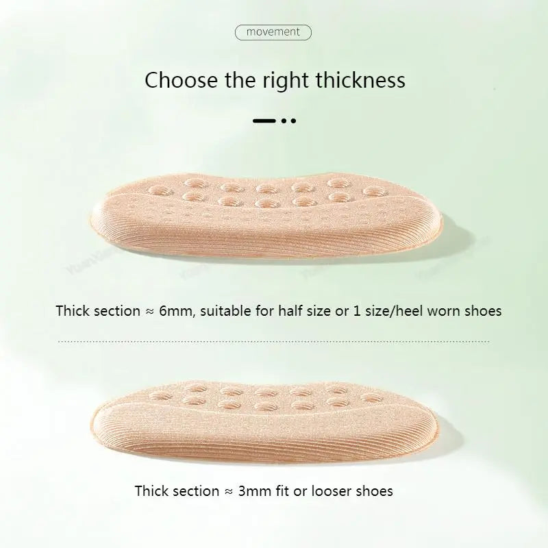 Anti-Wear Shoe Pads for High Heels - Heel Protectors, Women's Insoles for Anti-Slip Comfort, Adjustable Size Shoe Accessories (1 Pair)