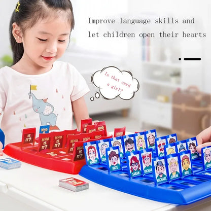 Head Game Logical Thinking Puzzle – Guess Who I Am, Parent-Child Interactive Board Game for Children