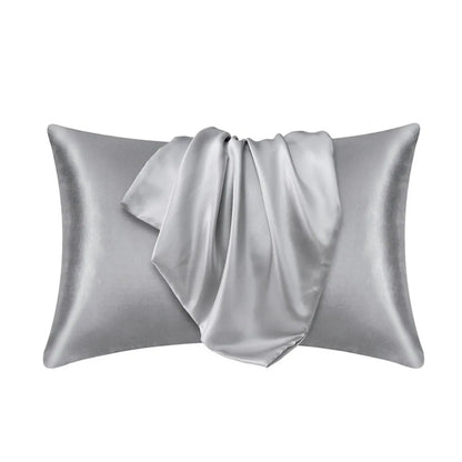 JuwenSilk Mulberry Silk Pillowcase – Silky Satin Natural Silk Pillowcase for Standard & Queen Size Beds