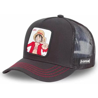LUFFY Embroidered Baseball Cap - Adjustable Outdoor Hip Hop Hat for Men & Women Spring Summer Fashion
