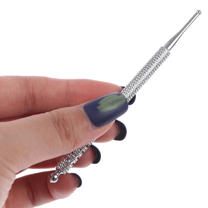 Manual Acupuncture Pen with Terahertz Energy Stone | Trigger Point Massager Stick for Face & Body Relaxation