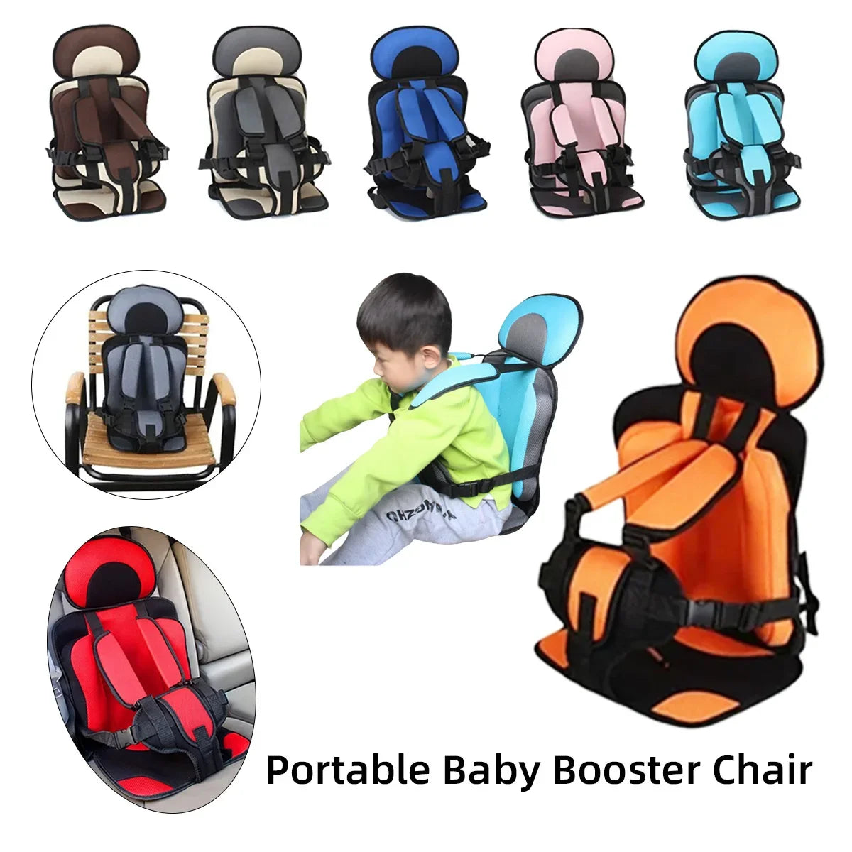 Portable Shopping Cart Mat: Updated Version Thick Sponge Baby Stroller Cushion - Kids Safe Chair Mat for Children's Chairs, Essential Accessory