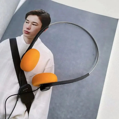 3.5MM Retro Earphones — Nostalgic Wired Headphones for MP3, Walkman & Sports
