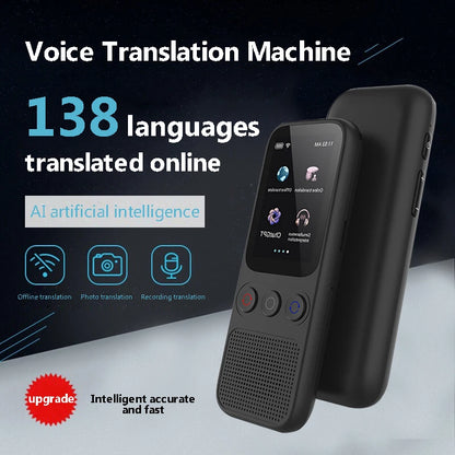 Portable Offline Voice & Photo Language Translator Device – 138 Languages WiFi Translation for Travel & Business Communication