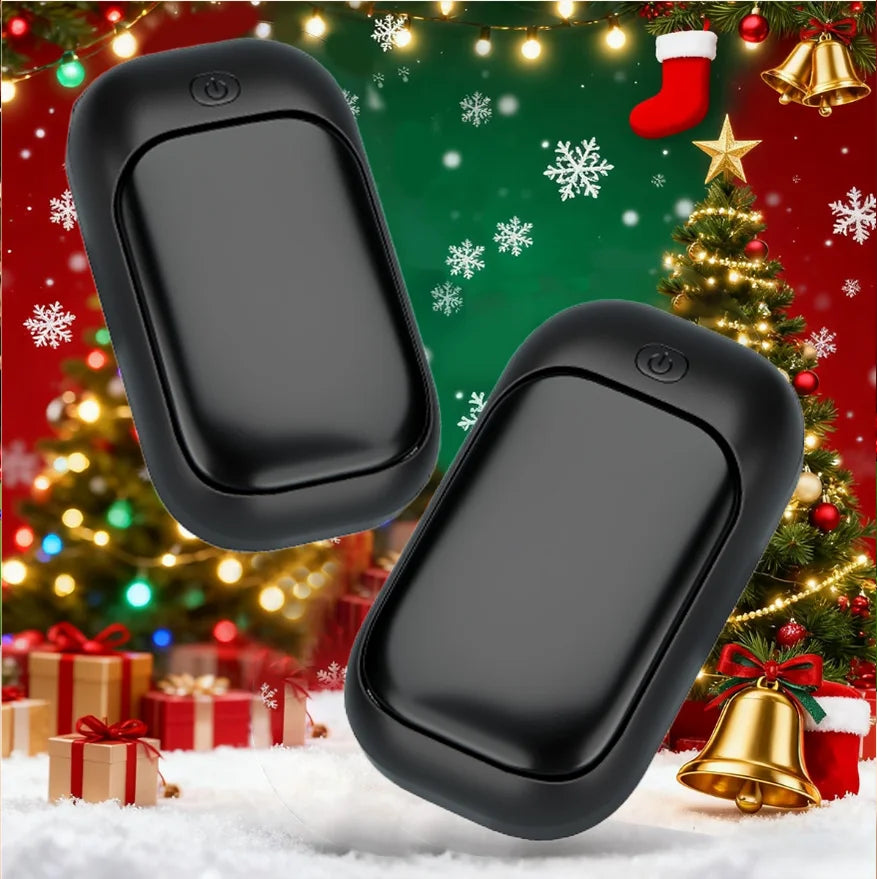 Magnetic Rechargeable Hand Warmers 2-Pack - Portable Handheld Pocket Heaters for Winter & Outdoor Use