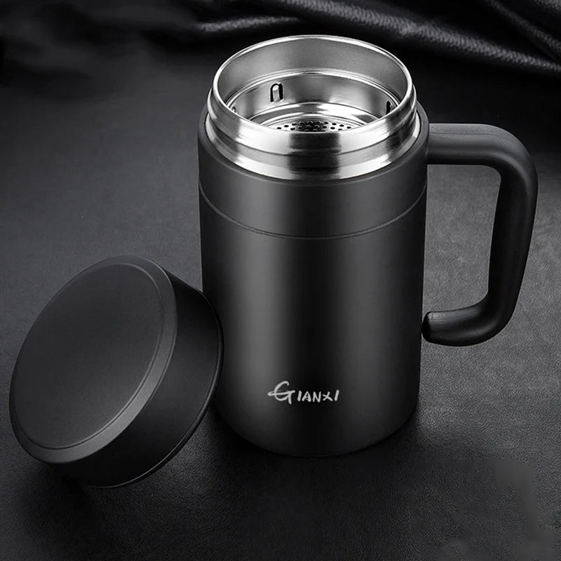 Large Capacity Stainless Steel Vacuum Flask Heat Preservation Insulated Household Cup