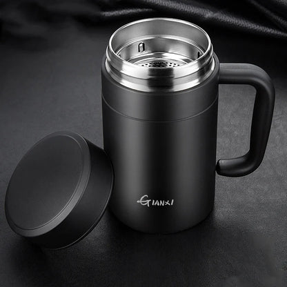 Large Capacity Stainless Steel Vacuum Flask Heat Preservation Insulated Household Cup