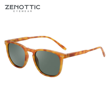 ZENOTTIC Retro Small Round Polarized Sunglasses – Lightweight Vintage UV400 Shades for Men & Women