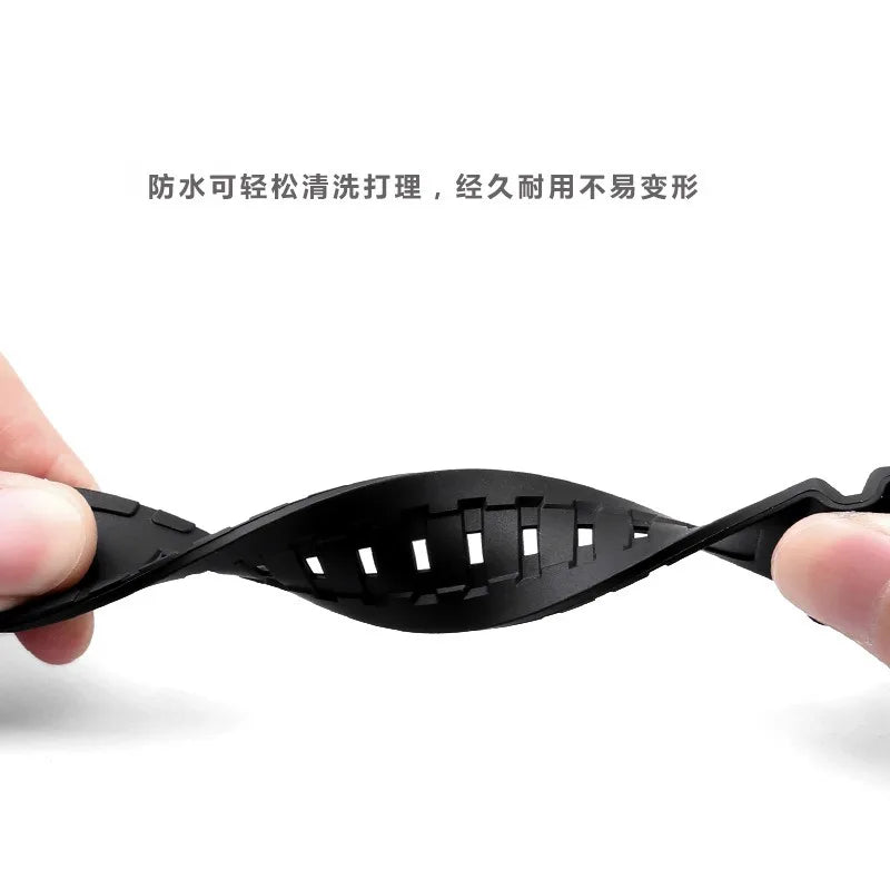 Silicone Resin Watchband for Casio Watches - 18mm Replacement Strap for AQ-S810W, W-735H, AE-1000W, SGW-300H, MRW-200H & Compatible Models