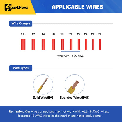 5/10PCS T-Tap 2-Pin (T2) Quick Splice Connectors — No-Solder, No-Peel Wire Terminals for Car & Truck