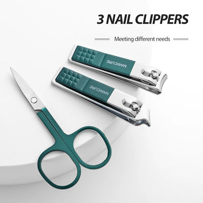 6-Piece Nail Scissors & Clippers Set – Portable High-End Manicure Beauty Tools for Men & Women