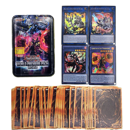 Yu-Gi-Oh! Kaiba Pack 3 Card Deck - English TCG Holographic Blue-Eyes White Dragon Cards with Tin Box