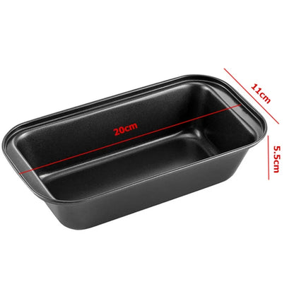Nonstick Carbon Steel Bread Loaf Pan – Rectangle Bakeware for Toast, Brownies, and Meatloaf