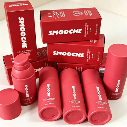 SMOOCHE Adaptive Skin Tone Foundation - Lightweight Moisturizing Waterproof Makeup with Radiance-Boosting Finish