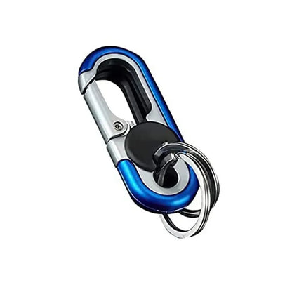 Double Ring Metal Keychain – Men’s Fashion Car Key Holder & Auto Accessories Gift