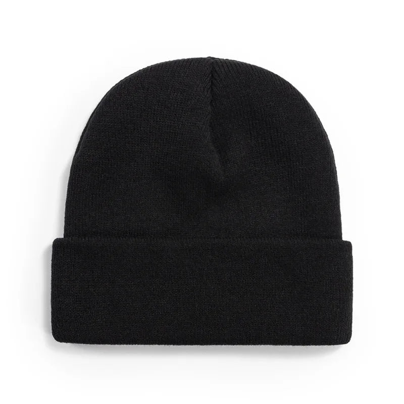 Winter Knit Beanie Hat - Warm Stretch Skull Cap for Boys Girls Adults in Black White Blue Pink & More Colors