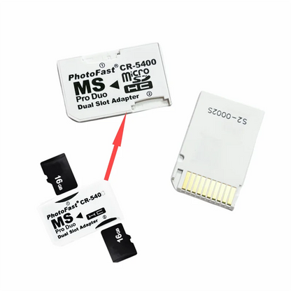 5PCS TF to MS Memory Stick Pro Duo Adapter – Card Reader & SD Converter for Sony PSP 1000/2000/3000 Accessories