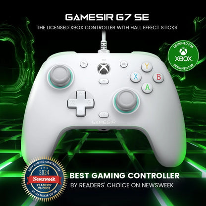 GameSir G7 SE Wired Xbox Controller — Gamepad for Xbox Series X, Series S & Xbox One with Hall Effect Joystick