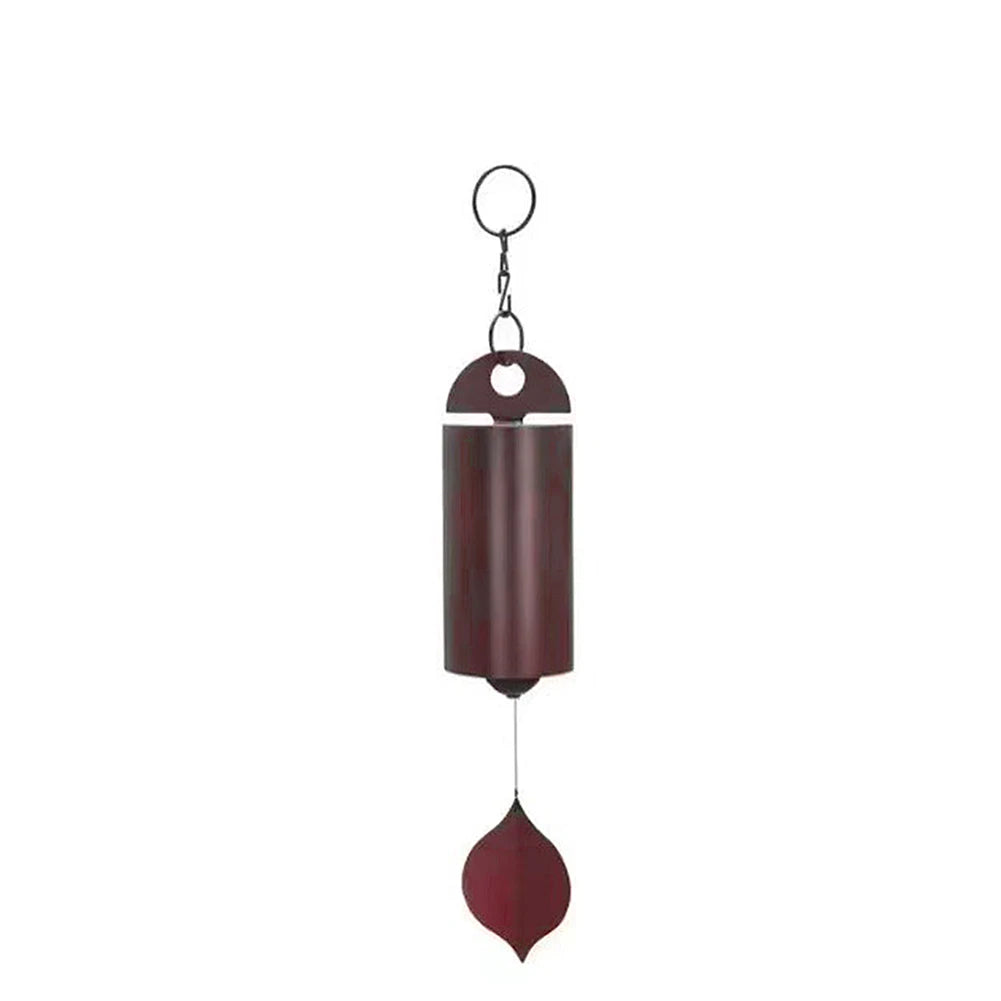 Copper Wind Chimes - Retro Serenity Bell with Deep Resonance, Metal Cylinder for Outdoor Patio Decor