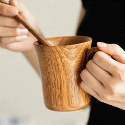 Japanese Creative Jujube Sour Wood Cup – High Beauty, High Temperature Resistant Tea, Coffee & Beer Mug (1PC)