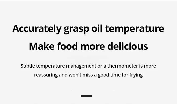 Stainless Steel Oil Thermometer with Cover – Small Frying Pan for Tempura, French Fries & Oil Saving