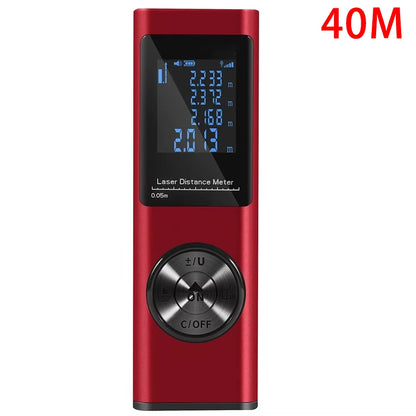 40M/60M Mini Smart Laser Distance Meter | Portable USB Rechargeable Infrared Rangefinder
