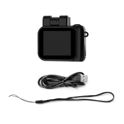 Y4000 Mini HD Camera - 1080P Portable Video Recorder with LCD Screen, Flash Light, Battery Dock & Retro Kids Digital Camera