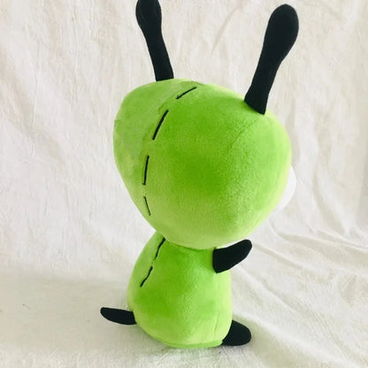 28cm Alien ET 3D Eyes Green Plush Toy – Invader ZIM GIR Dog Soft Stuffed Collectible, Christmas Gift for Children