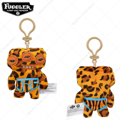 Original Fuggler Ugly Teeth Plush Keychain – Wide-Eyed Monster, Alien & Rabbit Peluche Pendant Toy