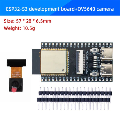 WAVGAT ESP32-S3 WROOM N16R8 CAM Board - OV2640/OV5640/OV3660 Camera WiFi Bluetooth Wireless Development Module