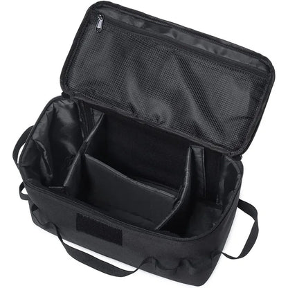 Outdoor Camping Gas Tank & Tool Storage Bag – Large Capacity Bag for Gas Canister, Ground Nails, and Cookware