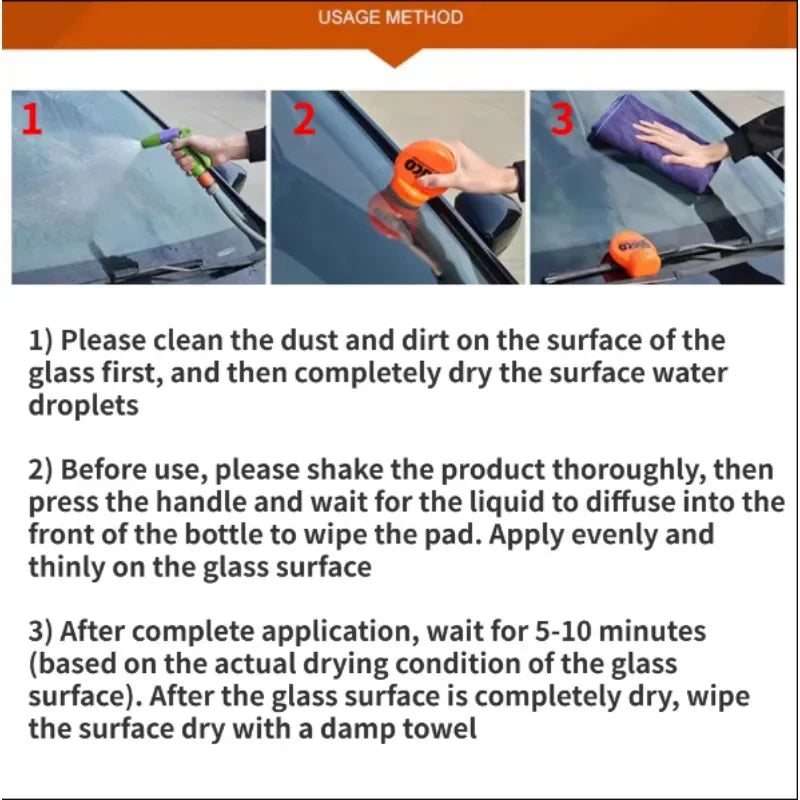 Soft99 Glaco Car Windshield Rain Repellent — Glass Hydrophobic Coating & Oil Film Remover for Anti-Rain Car Glass