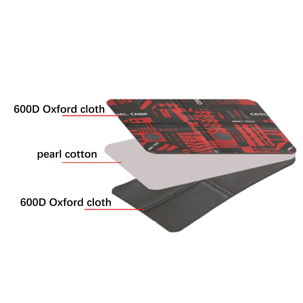 Portable Outdoor Seat Cushion – Waterproof Oxford Cloth Beach Mat & Foldable Foam Pad for Camping & Activities