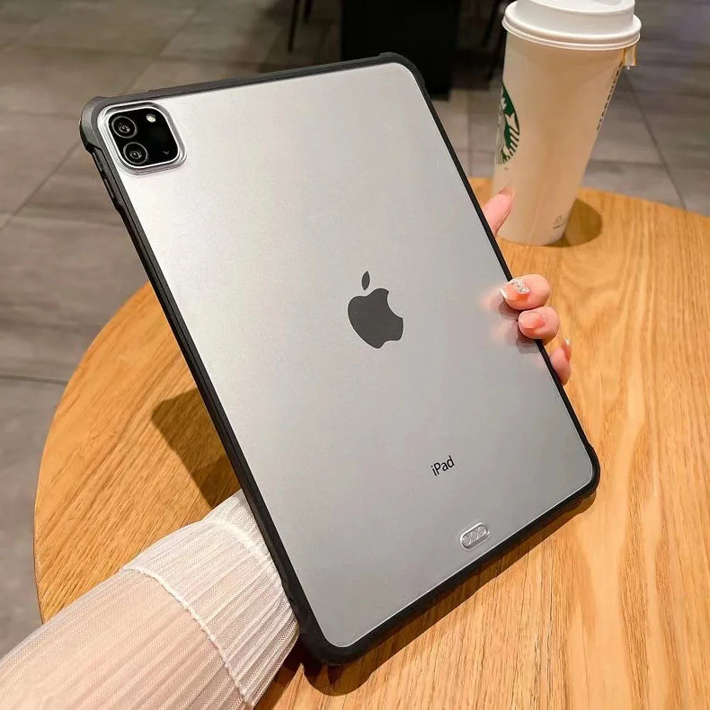 Translucent Matte iPad Case – Compatible with iPad Air, Pro (2025), 10.2–13 inch All Generations, Slim Protective Funda Cover Case