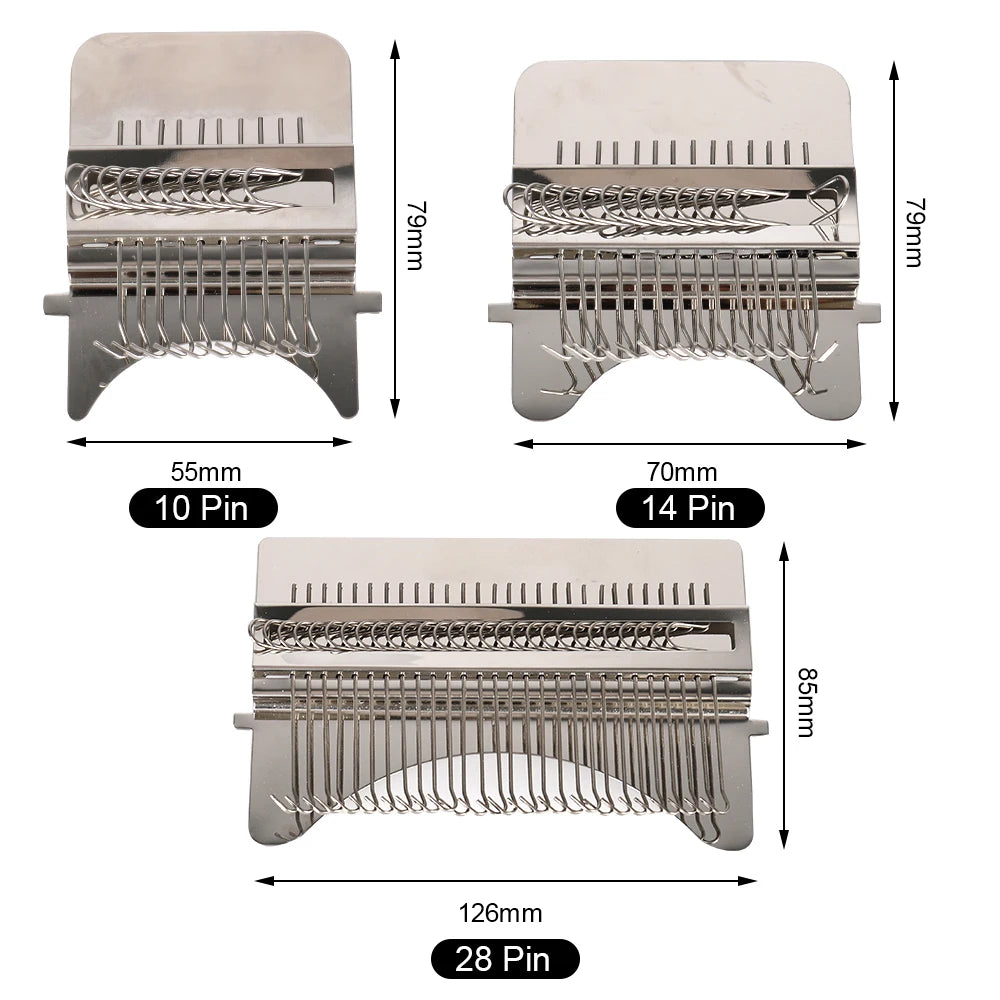 Hand Tapestry Wood Loom - Small Weaving Frame Tool for Clothes, Jeans Repair & DIY Knitting Crafts