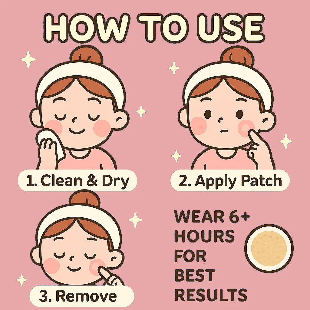 280PCS Acne Patches - Cute Hydrocolloid Blemish Stickers for Face and Body Care
