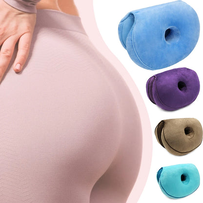 Multifunction Orthopedic Memory Foam Seat Cushion – Dual Comfort Pelvis Pillow for Hip Lift & Pressure Relief