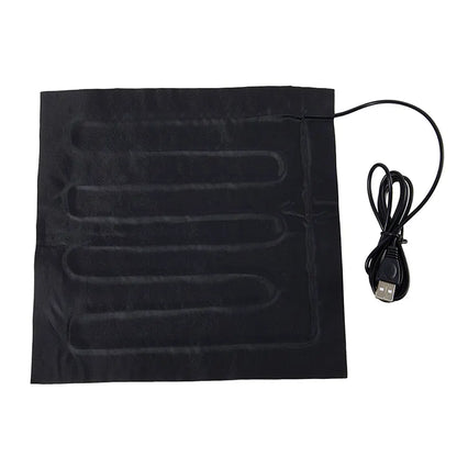 5V USB Heated Vest with Fiber Heater Carbon - Electric Heating Clothes Warmer Pads for Men, Soft Cushion Winter Jacket
